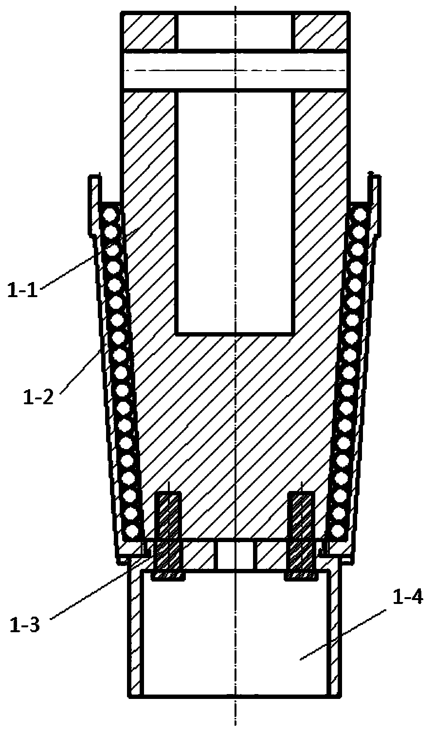 Glue-injecting bonding method for fragments and small-scale projectile