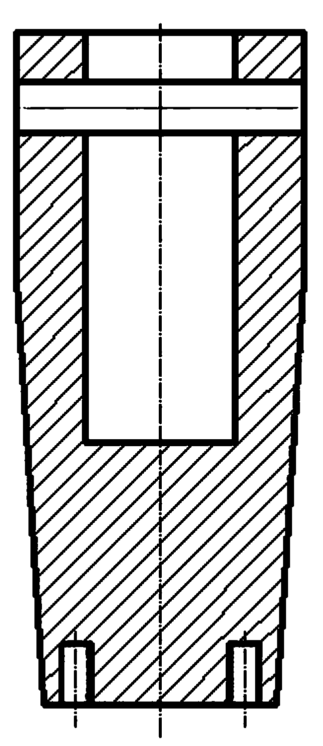 Glue-injecting bonding method for fragments and small-scale projectile