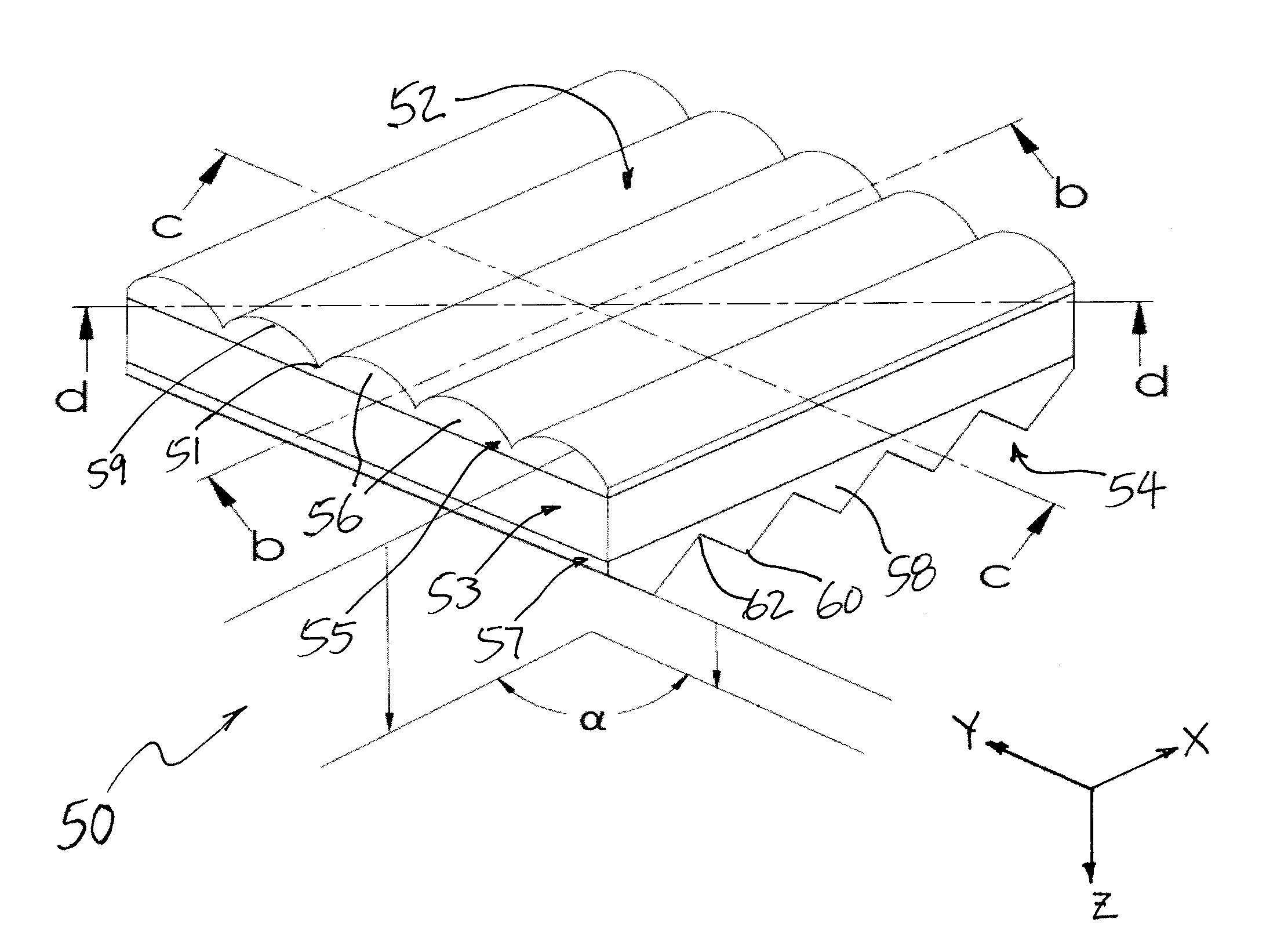 Optical substrates having light collimating and diffusion structures