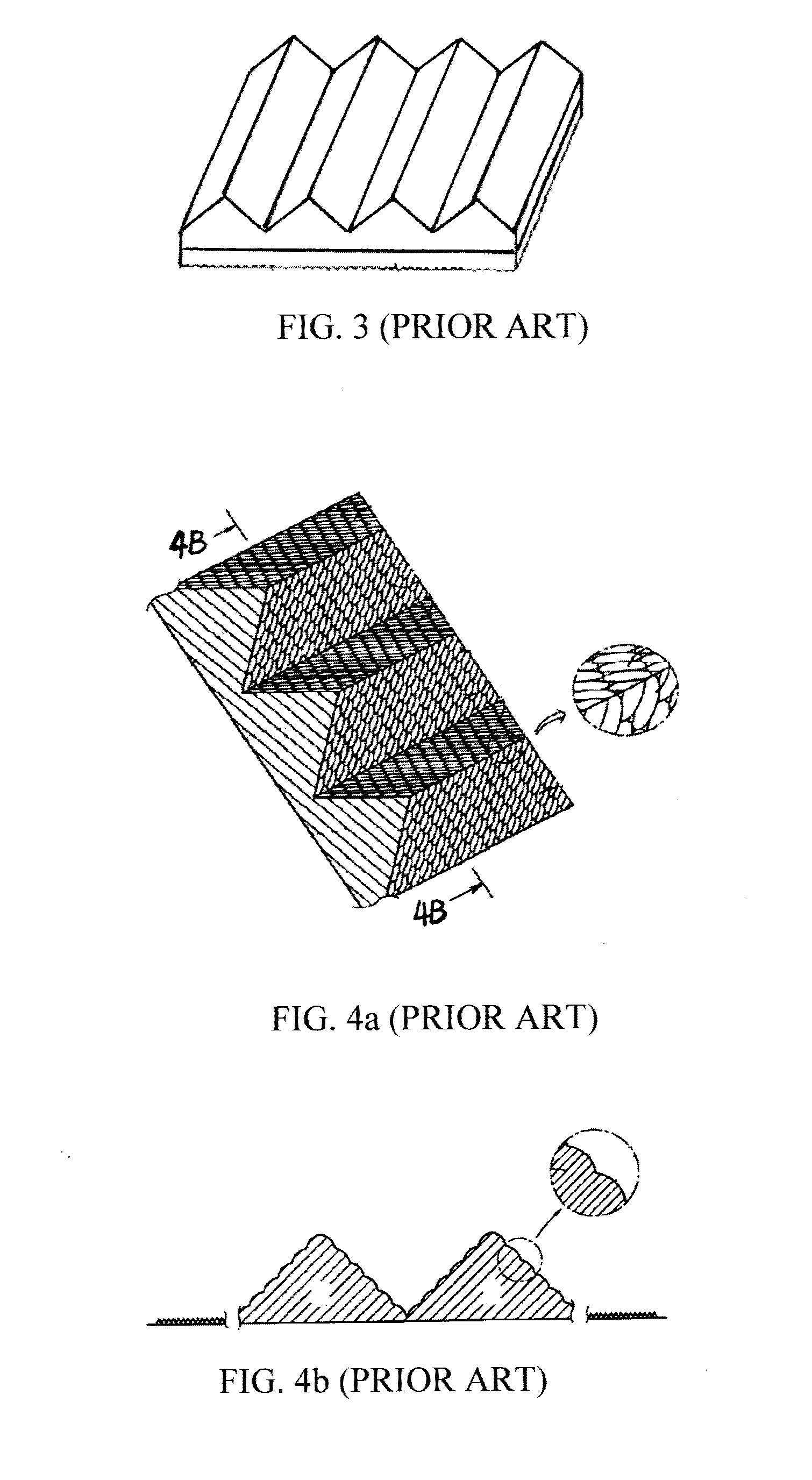 Optical substrates having light collimating and diffusion structures