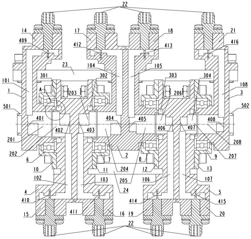 A space-borne dual-band four-channel rotary joint