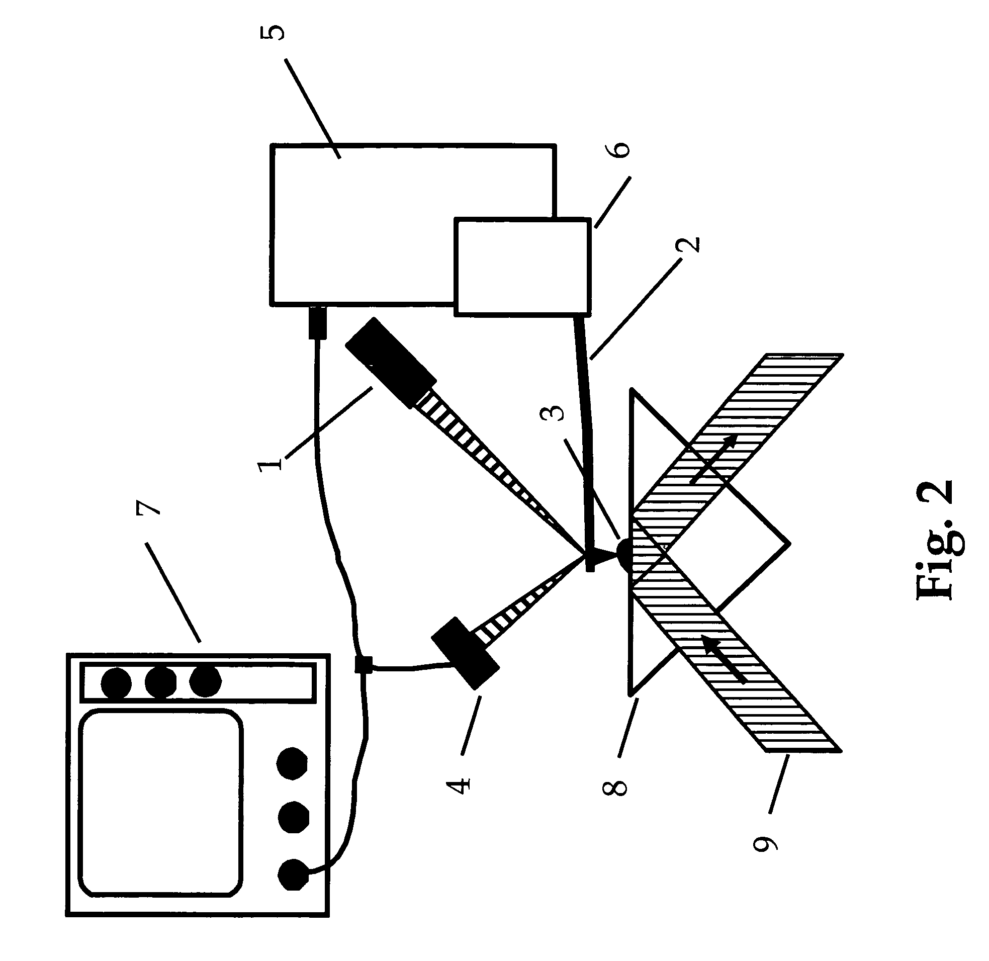 High frequency deflection measurement of IR absorption