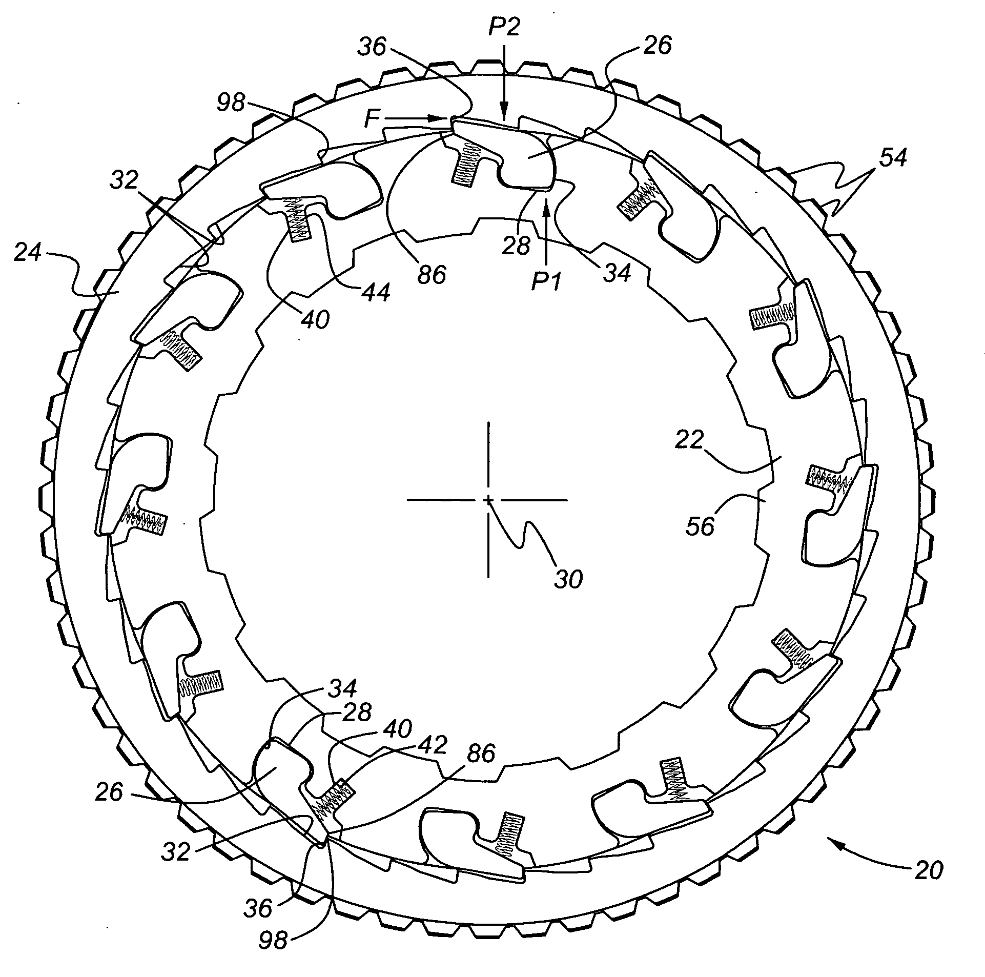 Overrunning clutch