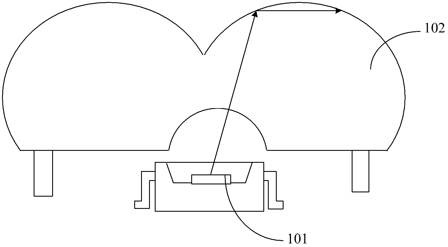 Direct type backlight module group and liquid crystal display device