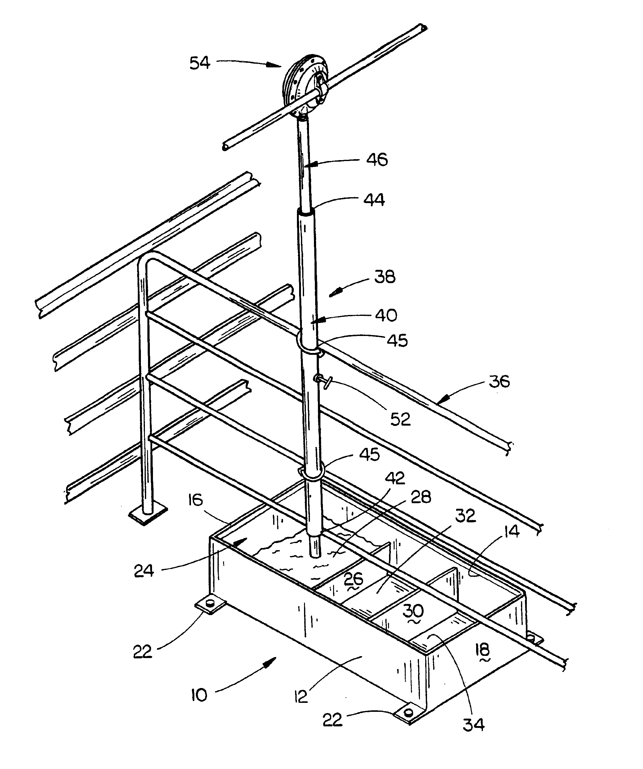 Water tray drinker for pigs