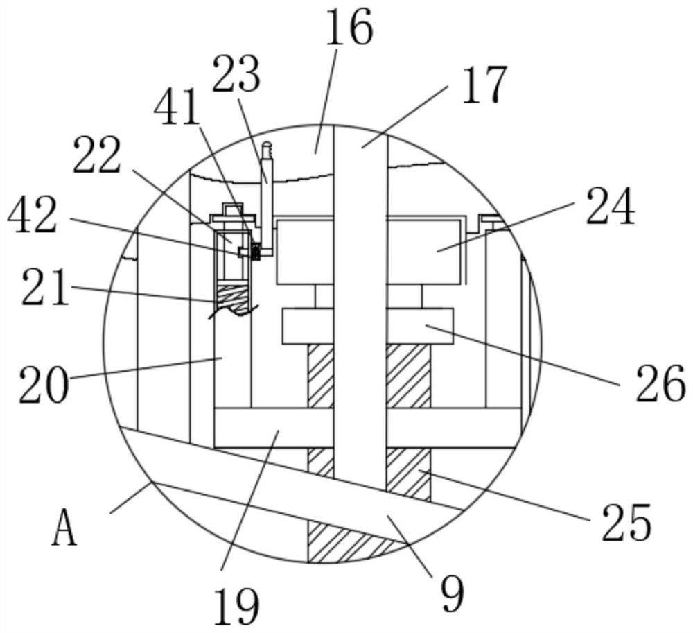 Indoor assembled stand with angle adjusting function