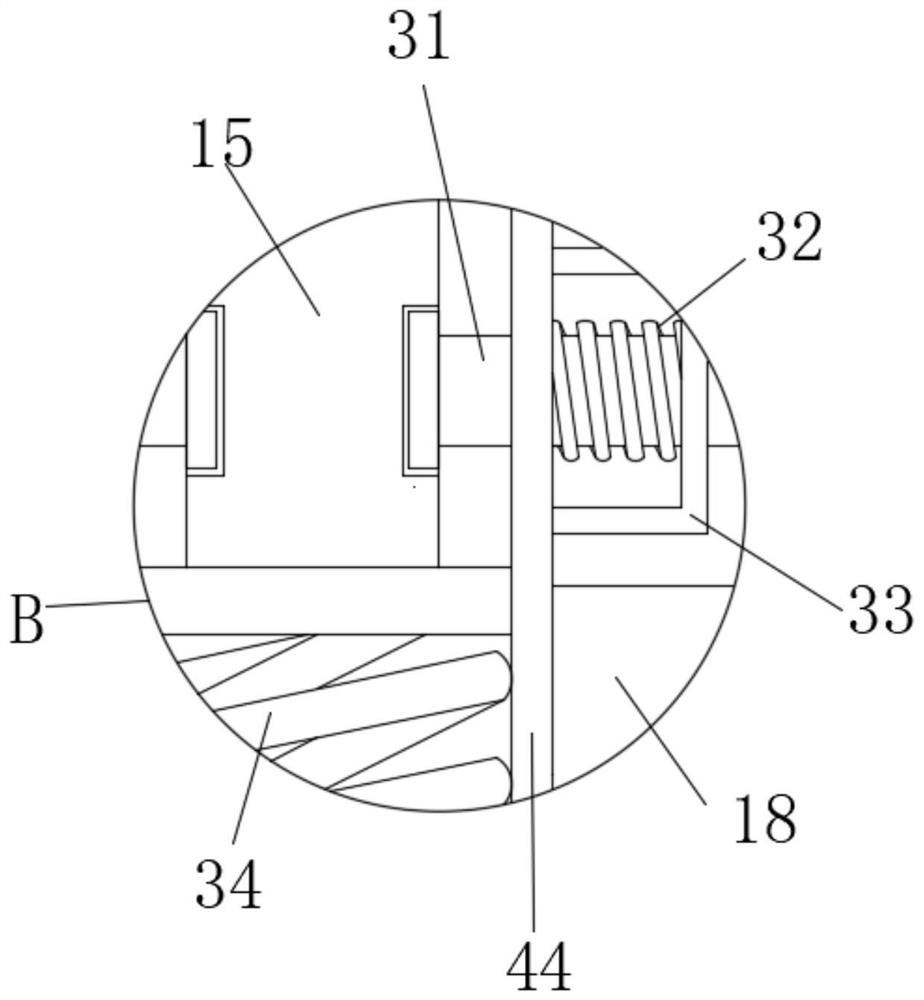 Indoor assembled stand with angle adjusting function