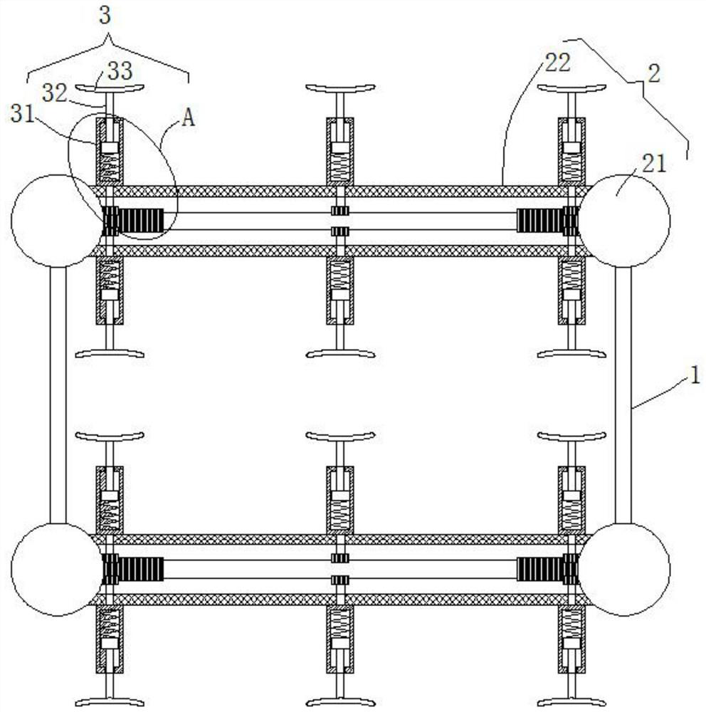 Auxiliary conveying device for liquor and spirit bottle cleaning in liquor and spirit production