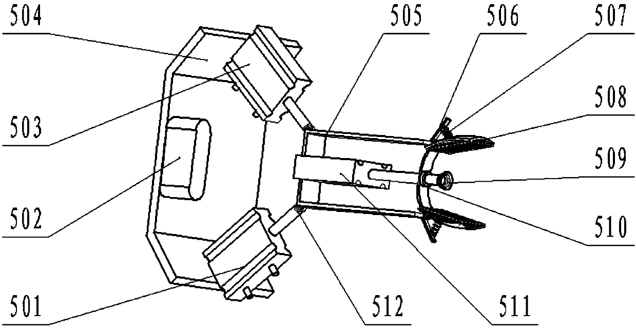 Flexible tomato picking end actuator and corresponding picking mechanism and method