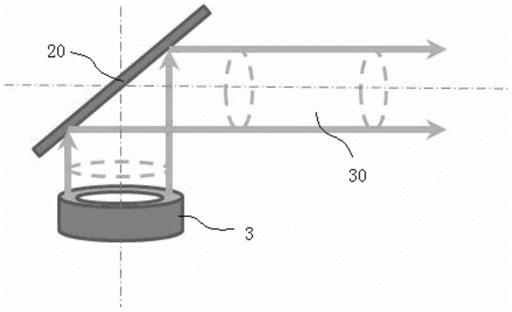 Laser bird repelling device and bird repelling method for overhead transmission line