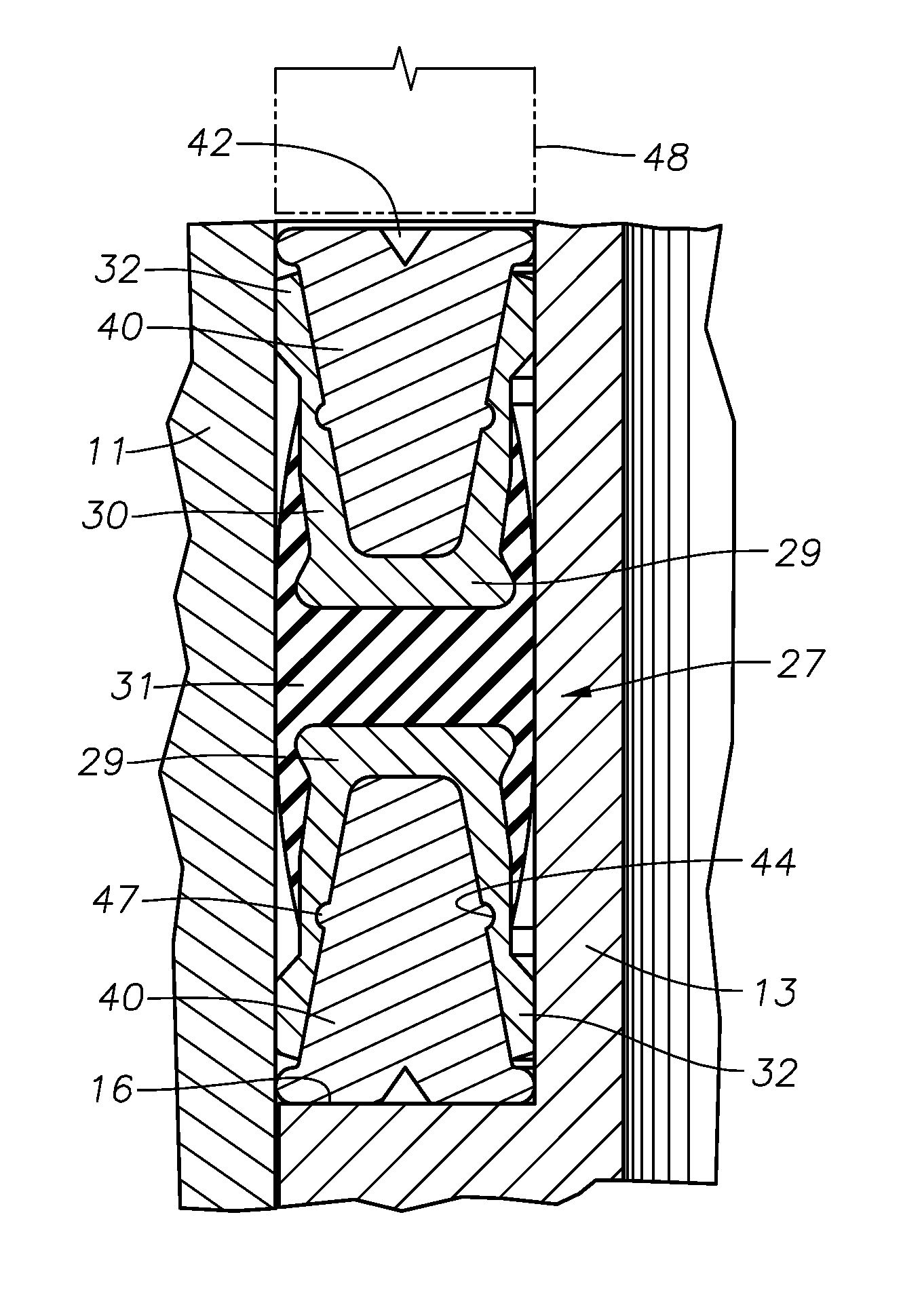 Metal-to-metal seal with wiper element and wellhead system incorporating same