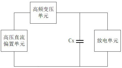 A method for measuring capacitance value in high voltage environment