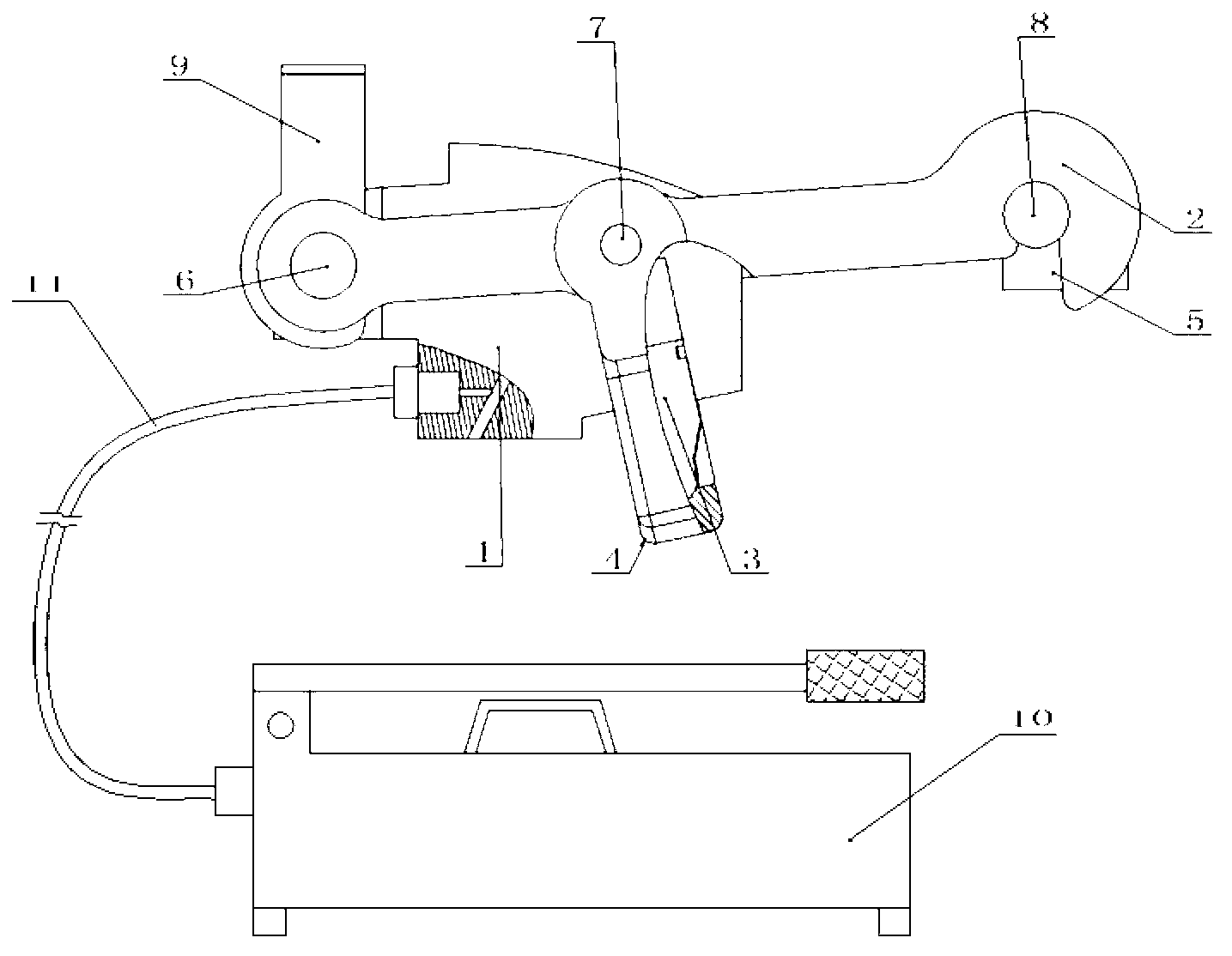 Small portable self-adaptive hydraulic pipe bender