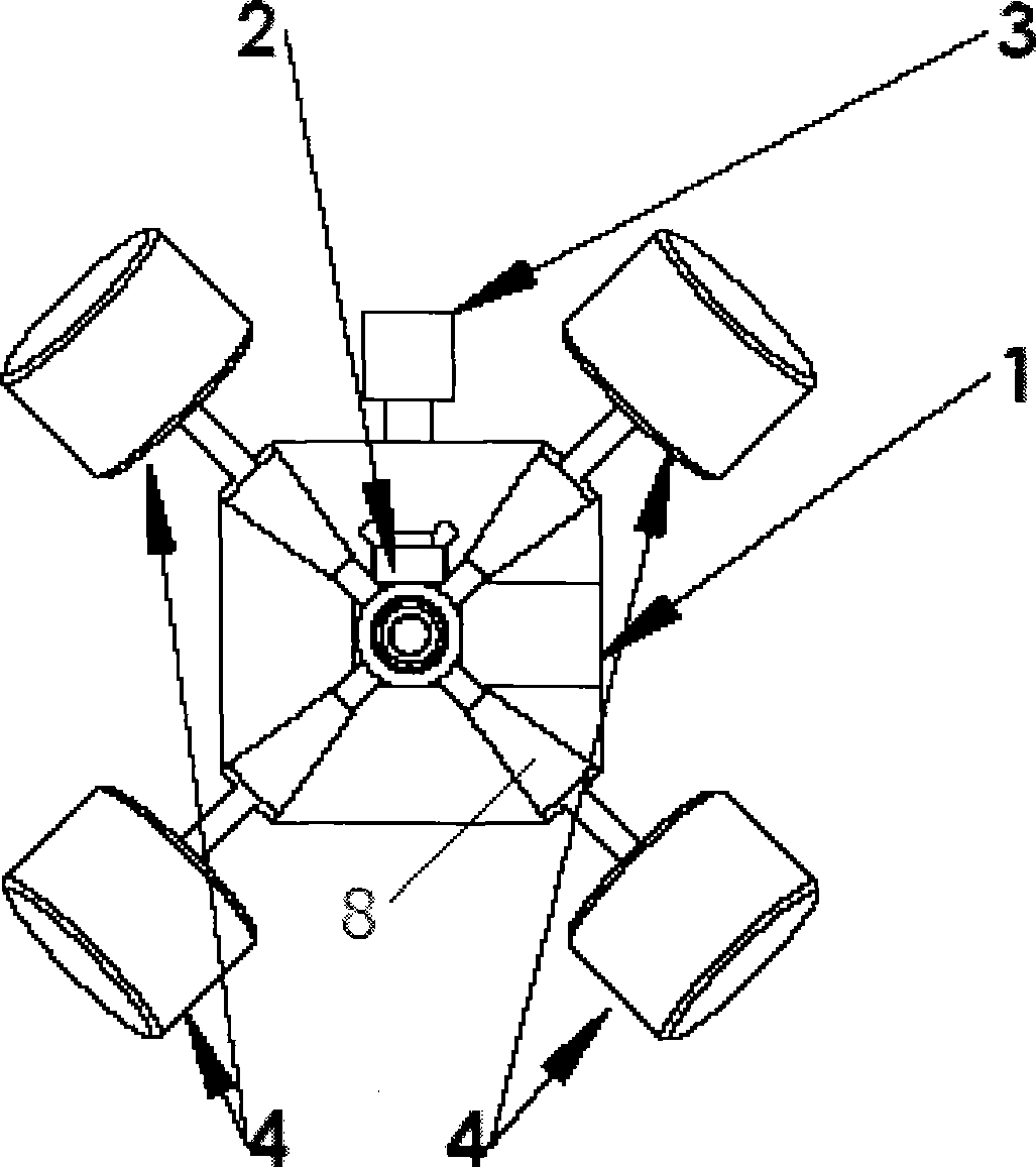 Method for rapidly and reliably coupling emission power of light sending and receiving device and coaxial coupling cramp