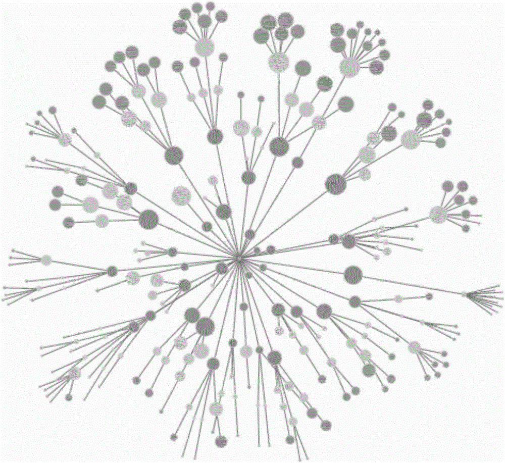 System and method for constructing three object naming tree network evaluation model based on traditional Chinese medicine big data