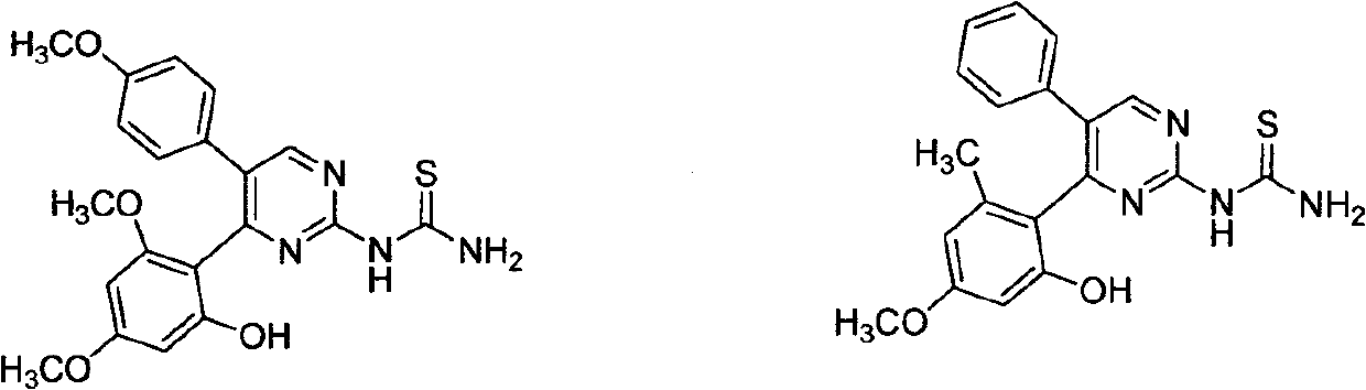 4,5-diarylpyrimidinethiourea compounds and pharmaceutical uses