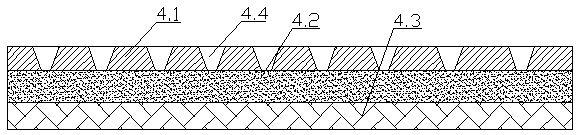 Wear-resistant waterproof high-color-fastness knit fabric