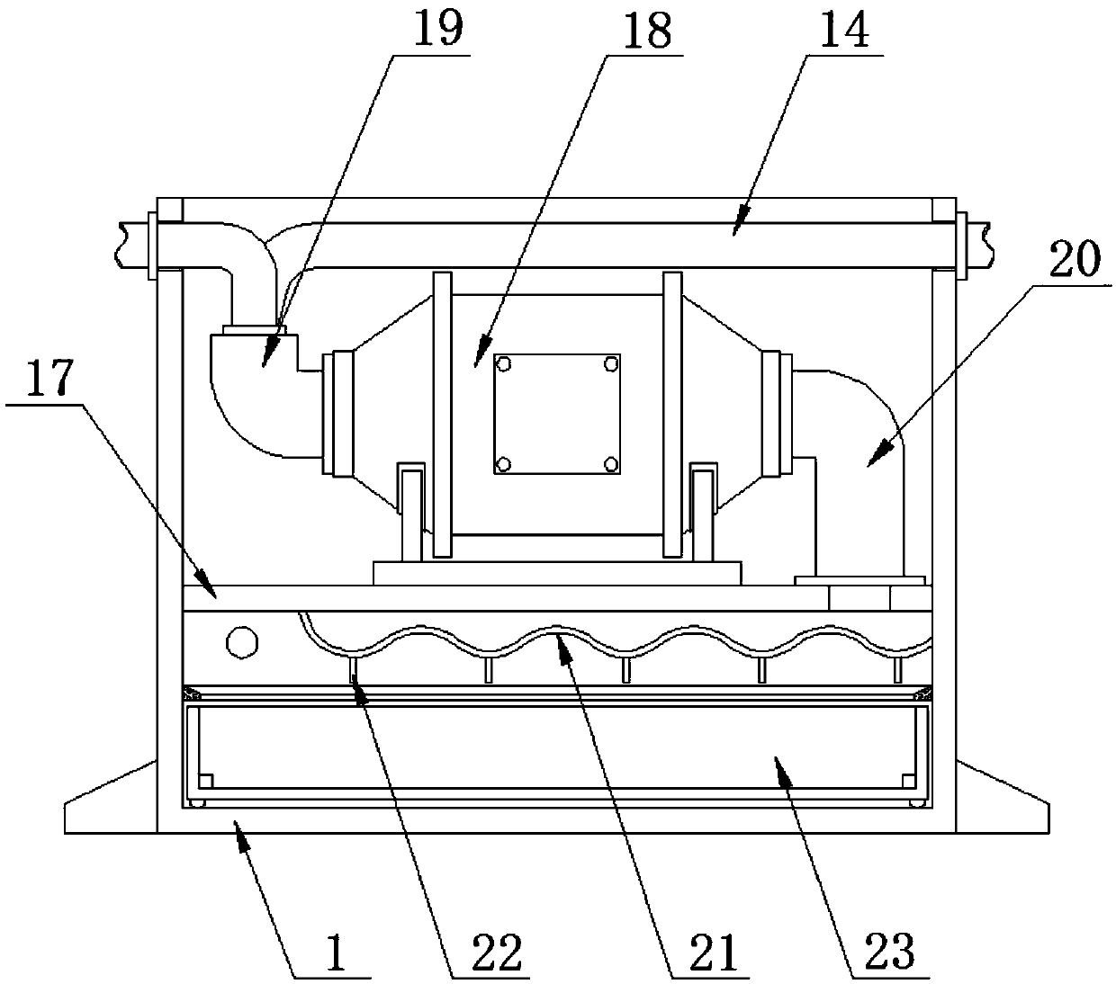 Brake pad machining grinding machine capable of removing chippings conveniently