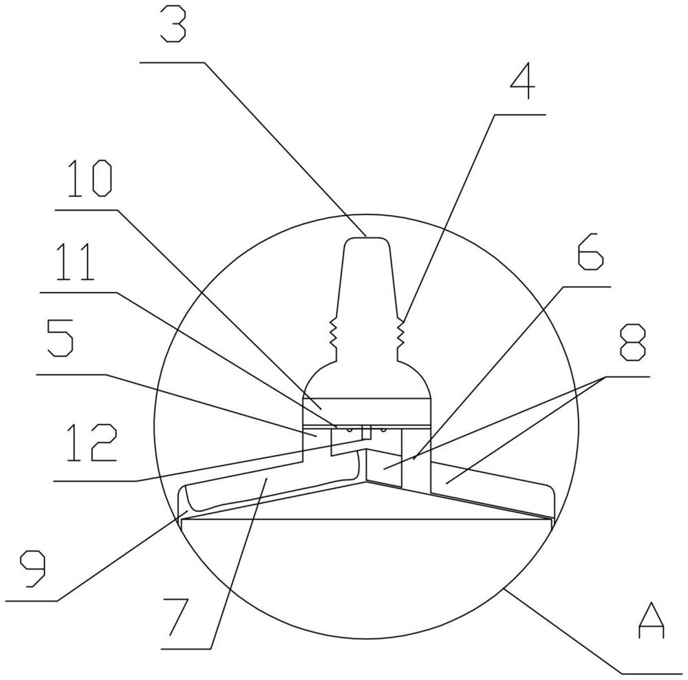 Double-cavity injector capable of being used for ultrasonic guided nerve block