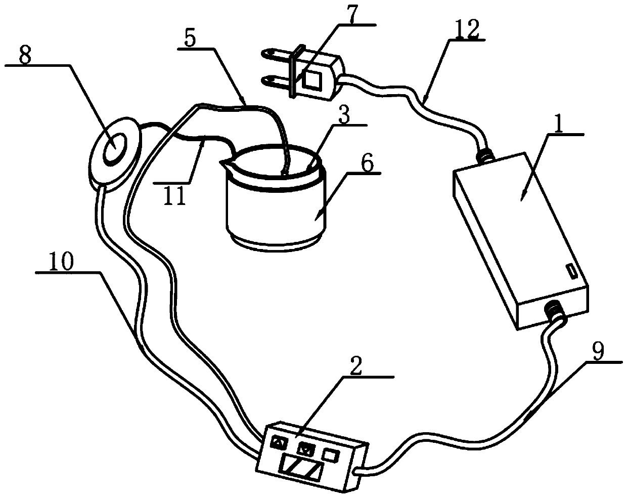 Heating type glans desensitization device