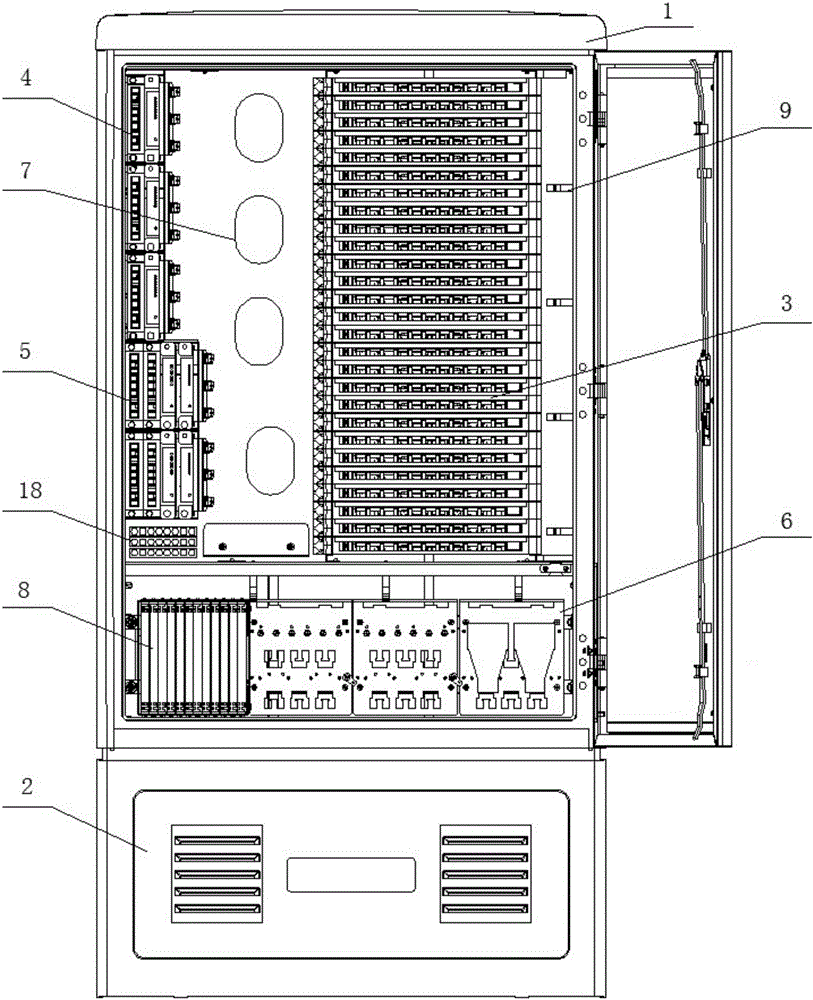 Compatible optical cable transfer box