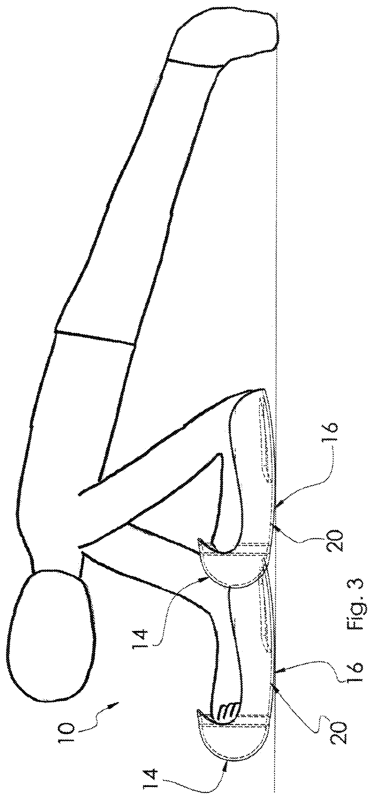 Fitness device with curved sliding or rolling surface covering forearms