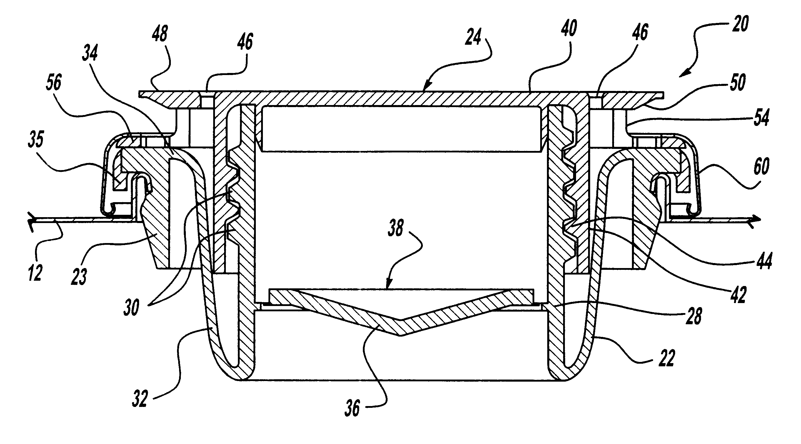 Tamper evident pouring spout