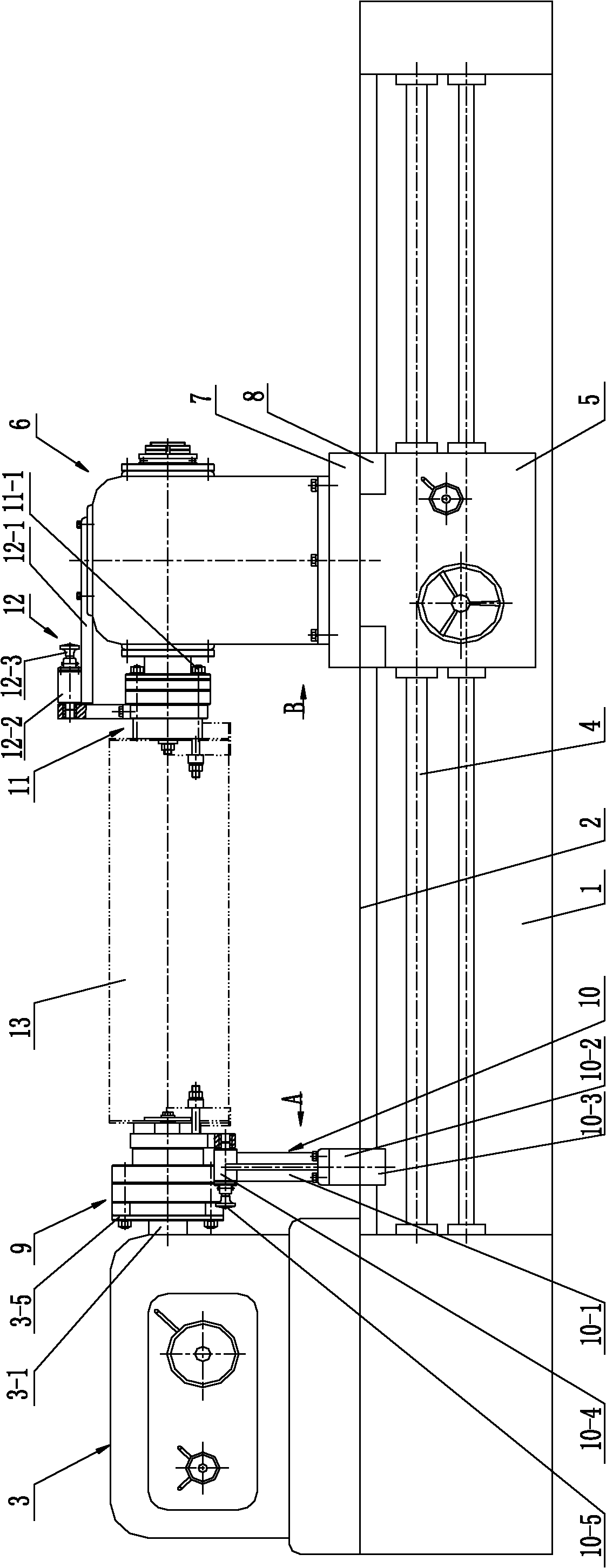 Welding tool for assembling electric hoist roller stand