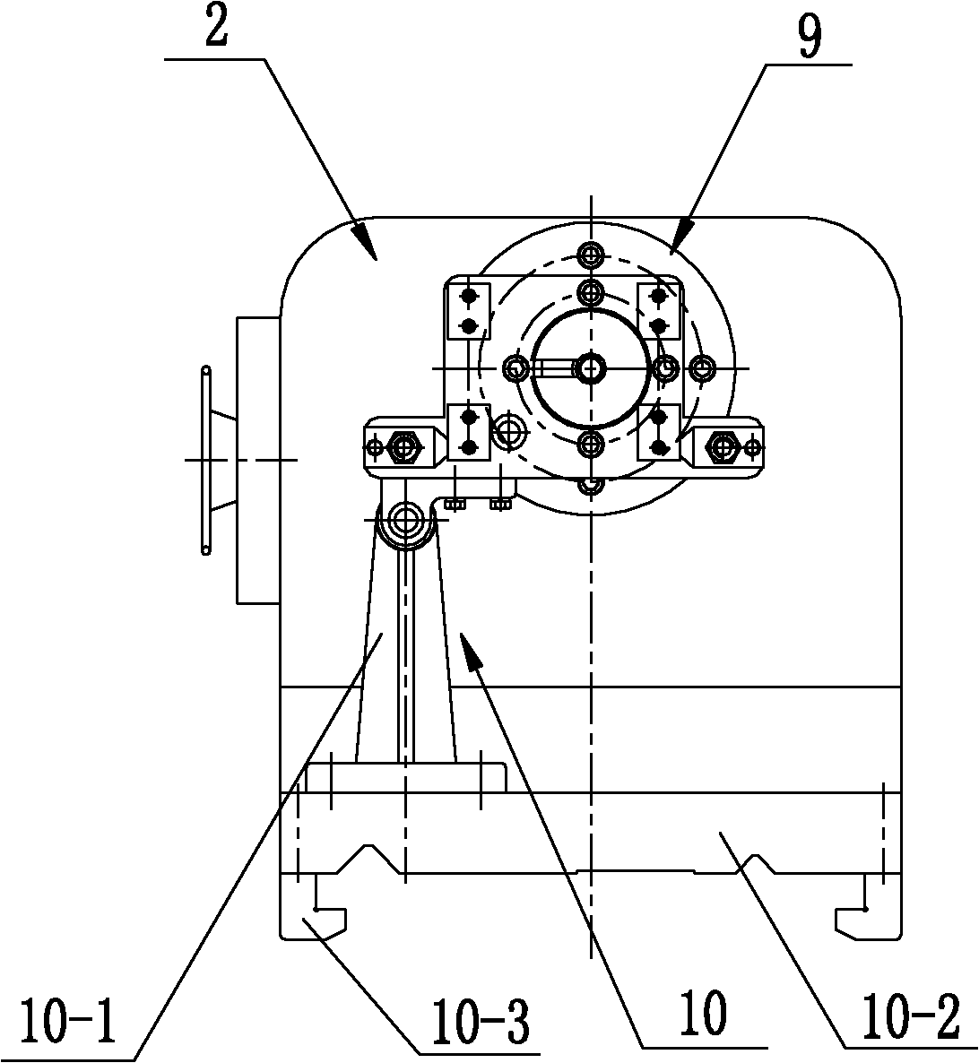 Welding tool for assembling electric hoist roller stand