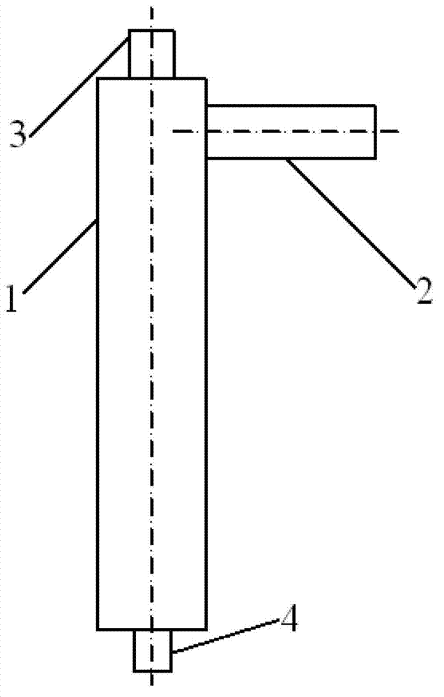 Cyclone oil-gas separator for multi-online system