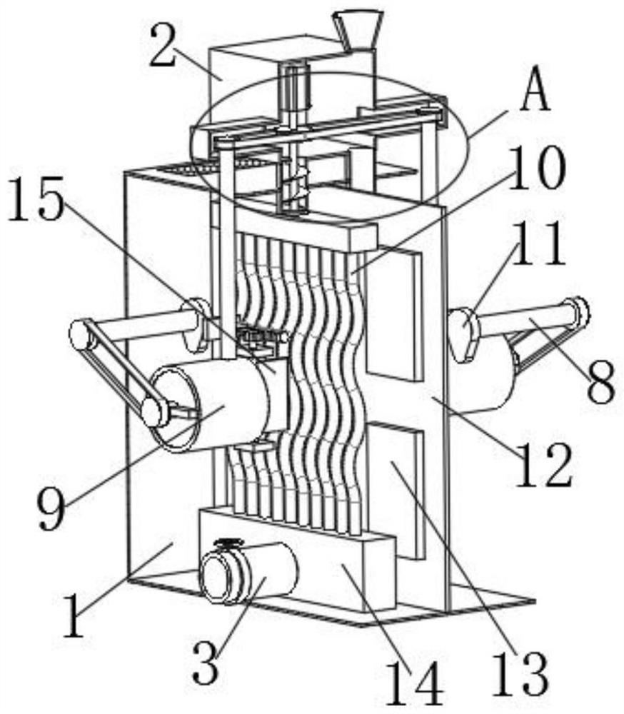 Bidirectional ventilation water-cooled computer and heat dissipation method thereof