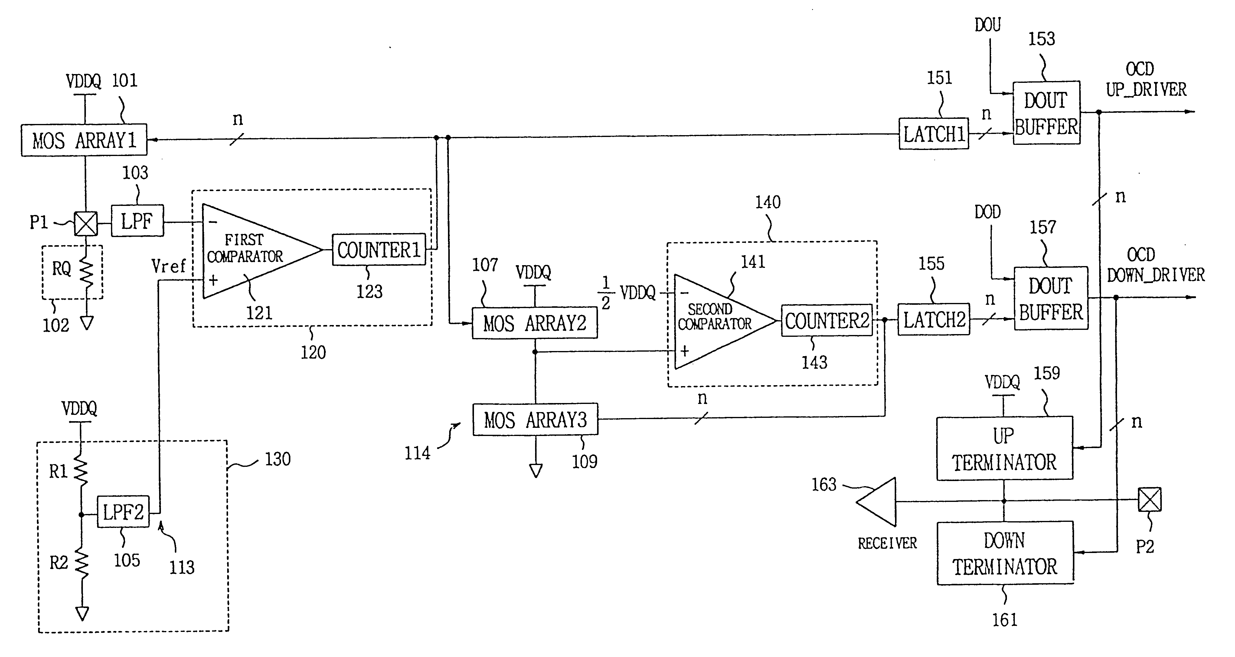 Programmable impedance control circuit