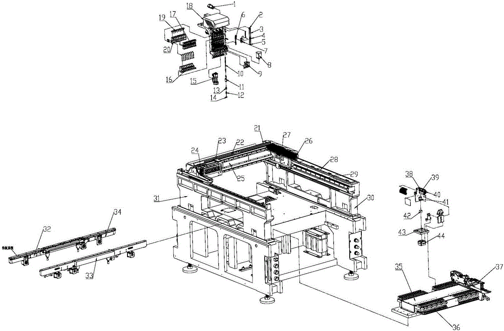 Smart surface mount system and line scanning identification method thereof