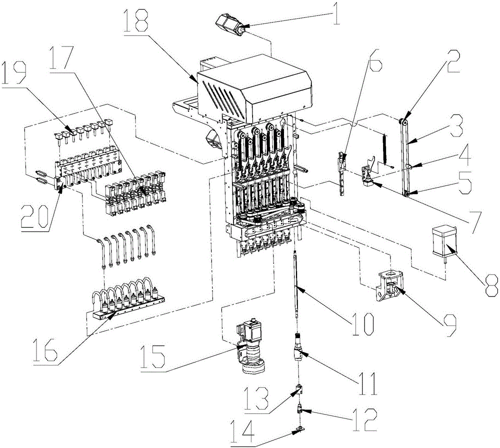 Smart surface mount system and line scanning identification method thereof