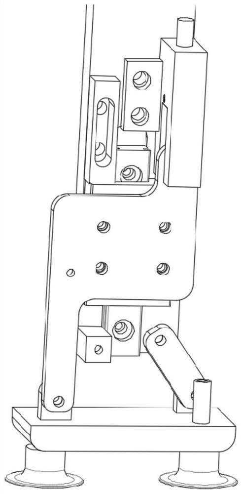 Cover glass sucking and pressing sealing device and automatic sealing equipment