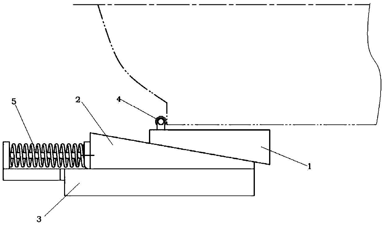 A booster installation support structure with assembly compensation function