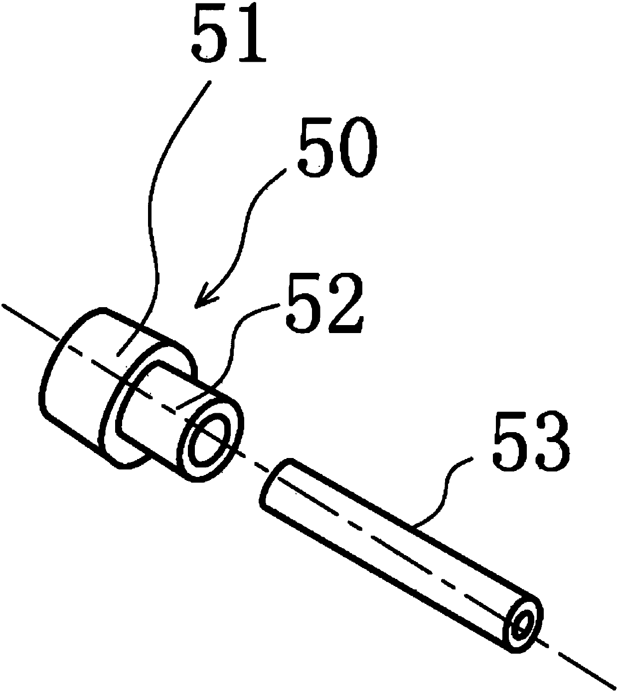 Printing head heat-insulation connecting piece for 3D (Three-dimensional) printer