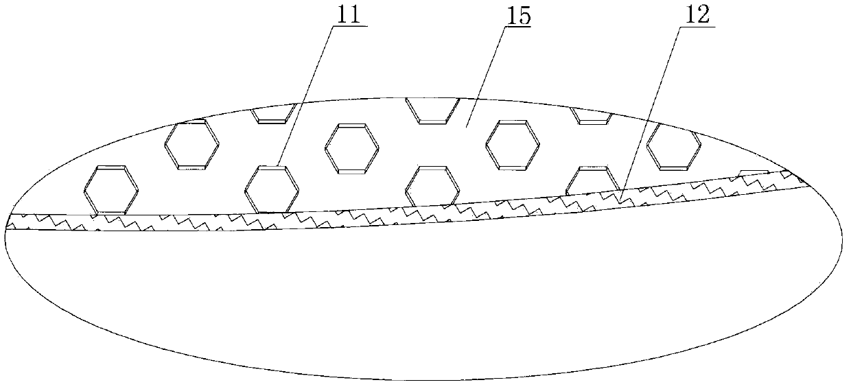 Grinding wheel with potassium and sulfur compound