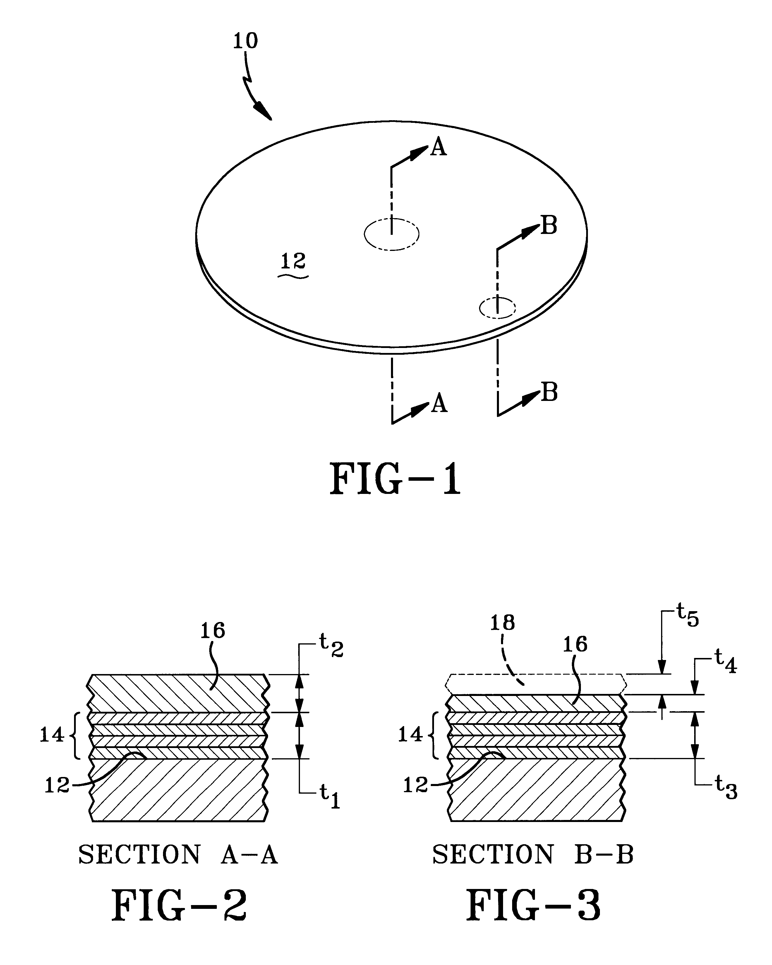 Compensating layer to reduce wavefront errors in coatings on mirrors for optical systems