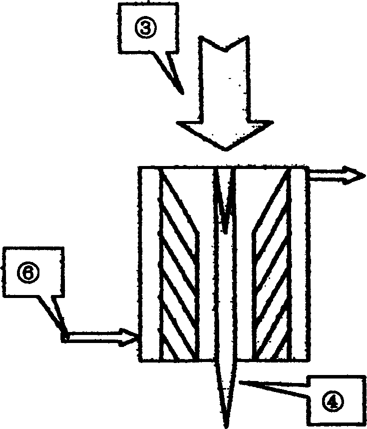 Method for preparing acetylene by hot plasma cracking methane containing gas