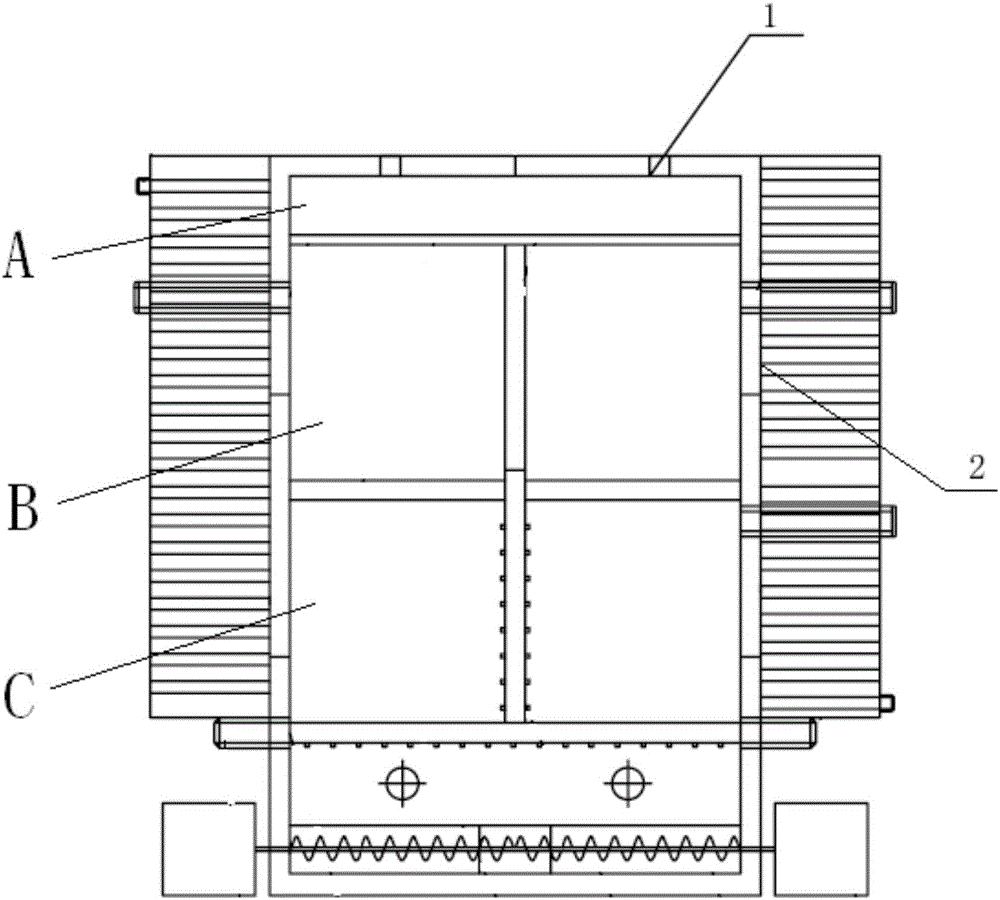 Garbage disposal device capable of utilizing self-circulation pyrolysis gas for preheating air