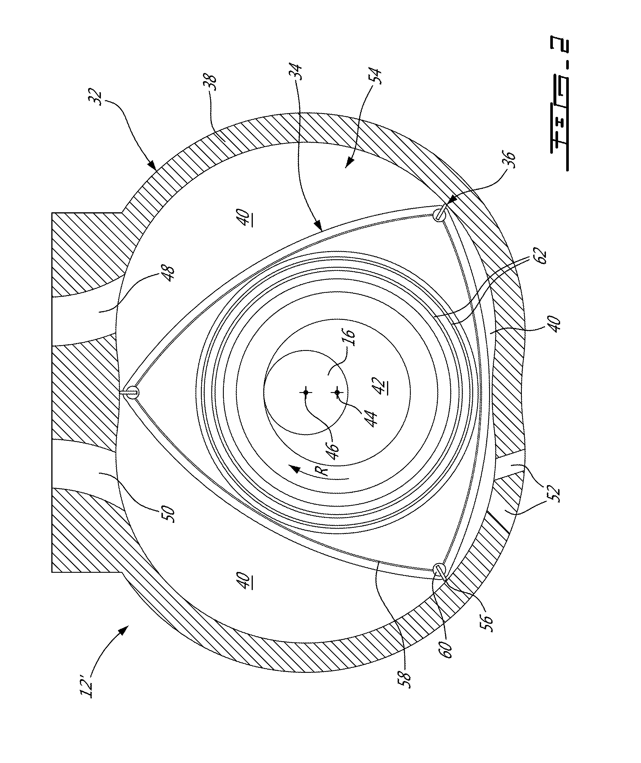 Compound engine assembly with inlet lip Anti-icing