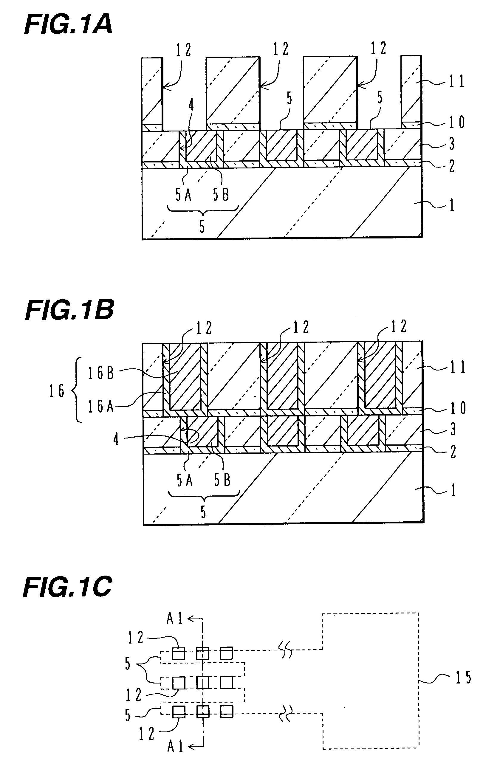 Semiconductor device manufacturing method capable of reliable inspection for hole opening and semiconductor devices manufactured by method