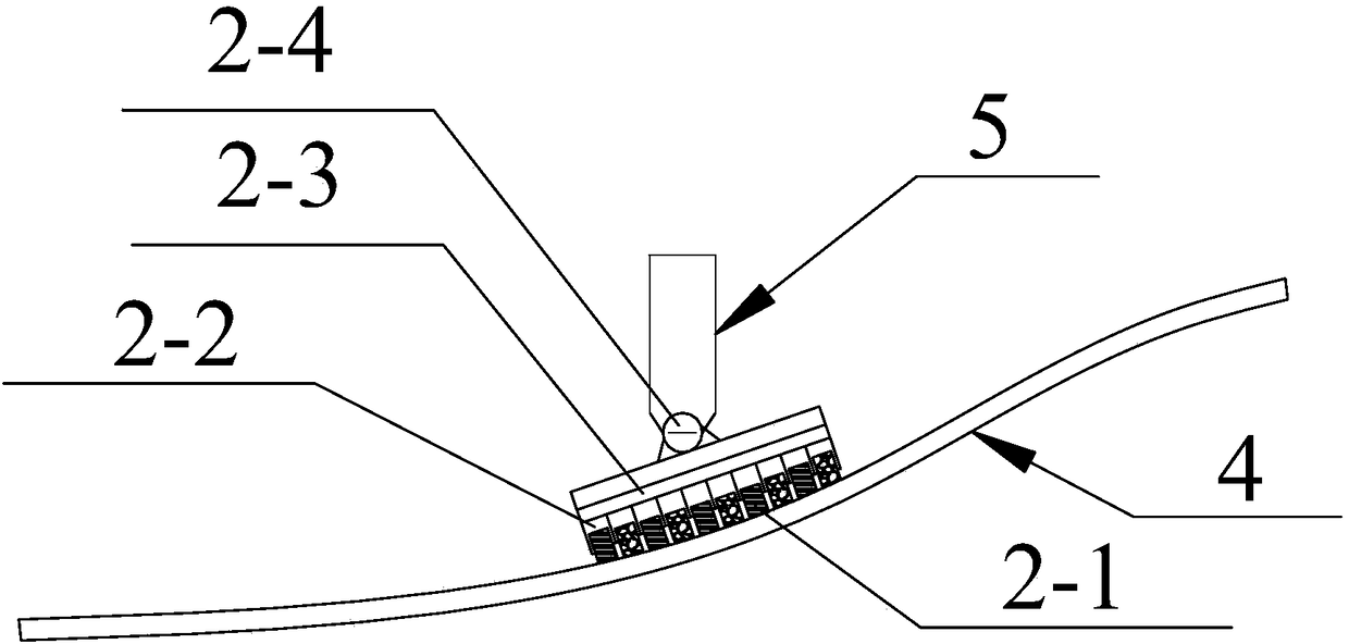 A curved surface self-coupling automatic flaw detector for explosive welding and its application