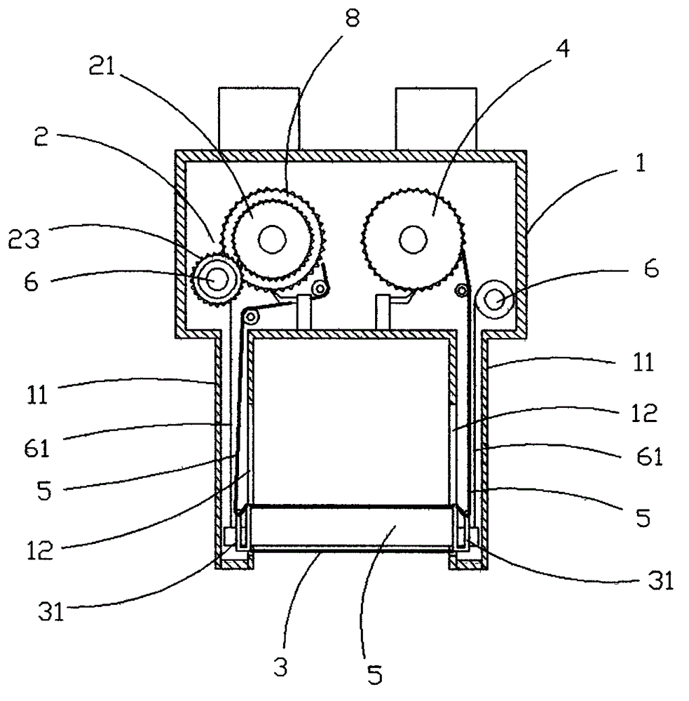 Bus lamination self-cleaning handle