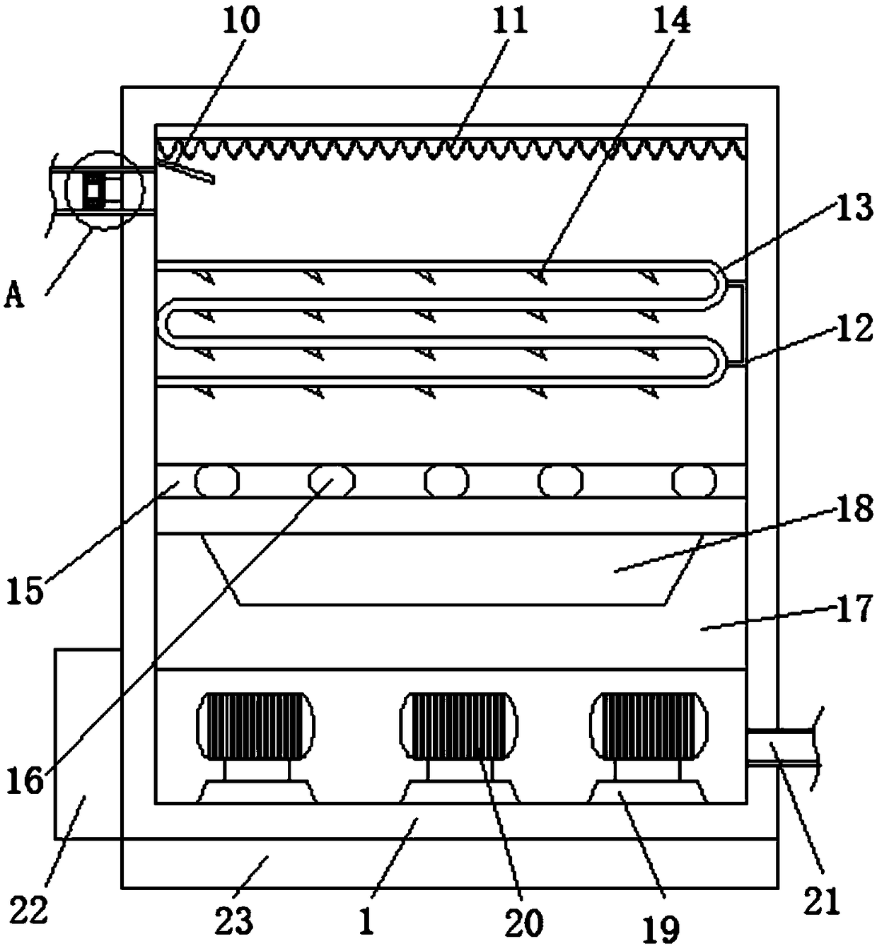 Boiler steam waste heat using device