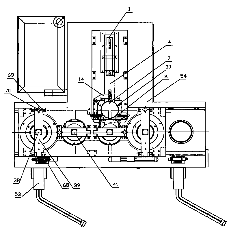 Piston ring inner circle chambering machine