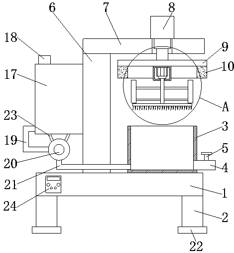 Potassium chlorate electrolytic cell cleaning device