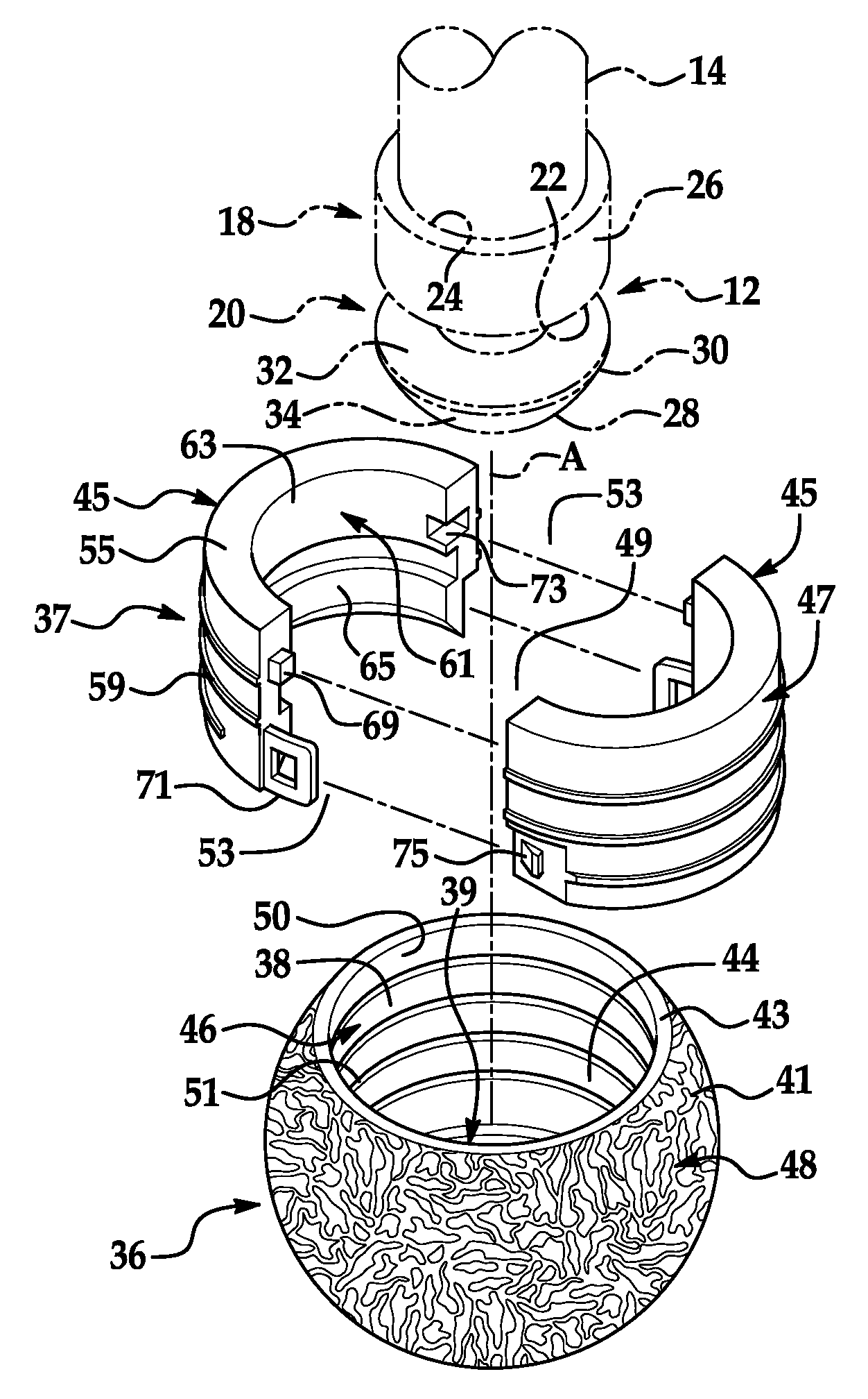 Furniture-glide assembly