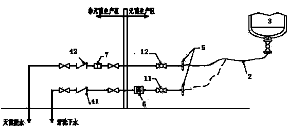 Anti-pollution drain-off system for cleaning-sterilizing sewers in aseptic manufacturing processes and applications thereof